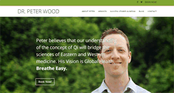 Desktop Screenshot of drpeterwood.com